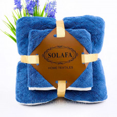 Комплект полотенец Solafa (микрофибра) синий