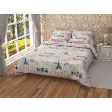 Постельное белье Лелека-845 Leleka-Textile полуторный цветной