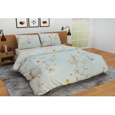 Постельное белье Ранфорс Органик Р 544Д Leleka-Textile двуспальный Евро цветной